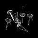 Plastic Flat Round Stud Earring Findings&nbsp;KY-P007-N01-1
