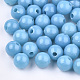 プラスチックビーズ  ラウンド  ミックスカラー  6x5mm  穴：1.8mm  約4500個/500g&nbsp;KY-Q051-01C-M-2