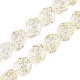 Electroplate Glass Beads Strands&nbsp;EGLA-N012-08F-1