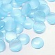 キャッツアイカボション  半円  淡いターコイズ  8x3mm&nbsp;CE-J002-8mm-23-1