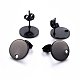 304 Stainless Steel Stud Earring Findings&nbsp;X-STAS-K184-01-03B-1