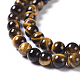 Natural Tiger Eye Round Bead Strands&nbsp;G-L411-07-4mm-5