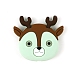 Deer Silicone Beads&nbsp;PW-WG679D2-01-1