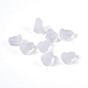 プラスチック製ピアスキャッチ  ピアスバックキャッチ  透明  6x5x4mm  穴：0.5mm  約9000個/袋&nbsp;FIND-E003-04-2