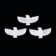 Eagle Shape Natural White Jade Gemstone Pendants&nbsp;G-P563-05E-1