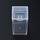 プラスチックビーズ収納ケース  長方形  透明  5x2.7x3cm&nbsp;CON-N012-08-6
