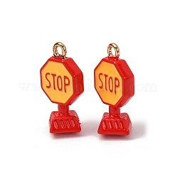 Alloy Enamel Pendants&nbsp;AL-CBAA1B9-05G-02