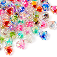 72Pcs 9 Colors UV Plating Rainbow Iridescent Acrylic Beads&nbsp;OACR-TA0001-48