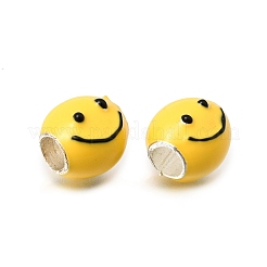 Alloy Enamel European Beads&nbsp;MPDL-F020-05P