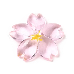 桜ガラス食器トレー  デスクトップの装飾  箸用ペンホルダー  パールピンク  40x38x10mm&nbsp;DJEW-B004-01