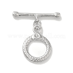 Brass Toggle Clasp Rhinestone Settings&nbsp;KK-H455-55P