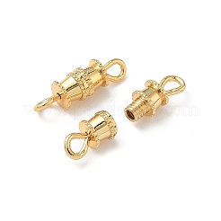 Brass Screw Clasps&nbsp;KK-Z136-44A-G