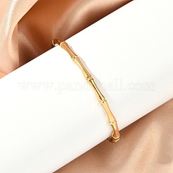 304 Stainless Steel Bamboo Joint Hinged Bangle&nbsp;JB757B