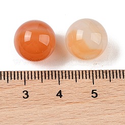 天然赤瑪瑙穴なし球形ビーズ  ラウンド  12mm&nbsp;G-K353-04B-31