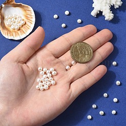 天然養殖淡水真珠ビーズ10個  ポテト  貝殻色  3.5~4.5x4.5~6x4.5~5mm  穴：0.7mm&nbsp;PEAR-YW0001-26