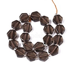 Natural Ice Obsidian Beads Strands&nbsp;G-P534-A15-02