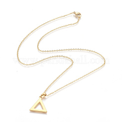 304 Stainless Steel Pendant Necklaces&nbsp;NJEW-F275-11G