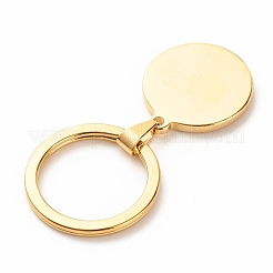 304 Stainless Steel Pendants Keychain&nbsp;KEYC-JKC00314-08