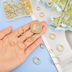 60Pcs 6 Styles Alloy Bead Frame&nbsp;FIND-CA0008-54