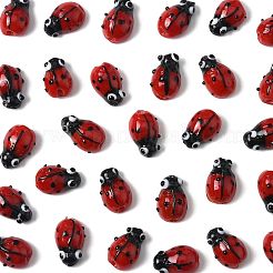 2 Strands Ladybug Handmade Lampwork Beads Strands&nbsp;LAMP-FS0001-53A