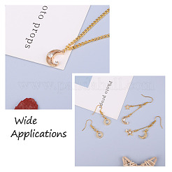 10Pcs 5 Style Brass Micro Pave Clear Cubic Zirconia Pendants&nbsp;ZIRC-BT0001-01G