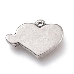 Non-Tarnish 304 Stainless Steel Pendants&nbsp;STAS-Z017-10P