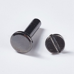 Brass Flat Nail Rivets&nbsp;KK-WH0075-03B-D