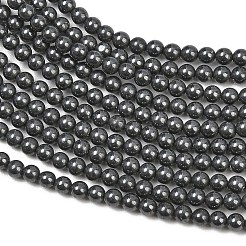 Natural Black Stone Beads Strands&nbsp;LS-GG-CBA0389-A07-3mm