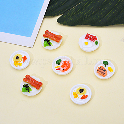 30Pcs 5 Style Resin Decoden Cabochons&nbsp;RESI-CJ0001-163