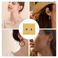 4 Colors Acrylic Single Earring Display Card&nbsp;ODIS-AR0001-05B