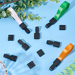 36Pcs Badge Strap Clip Key Chain Connector POM Keychain Clip for Card Holder&nbsp;FIND-CP0003-85