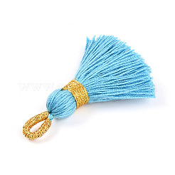 Polycotton(Polyester Cotton) Tassel Pendant Decorations&nbsp;FIND-N006-01