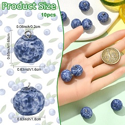 10Pcs Resin Pendants&nbsp;RESI-YW0004-69