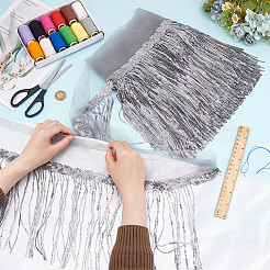 Sequin Tassel Trimming&nbsp;DIY-WH0430-536B