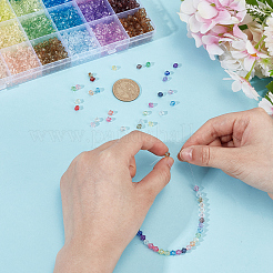 3640Pcs 28 Colors Transparent Acrylic Beads&nbsp;OACR-PH0004-62