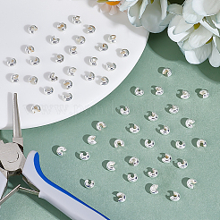 500Pcs Iron Crimp Beads Covers&nbsp;IFIN-ME0001-23B