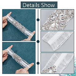 Nylon Lace Elastic Bridal Garters&nbsp;AJEW-WH0661-25B