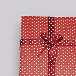 Jewelry Cardboard Boxes with Bowknot and Sponge Inside&nbsp;X-CBOX-R022-3