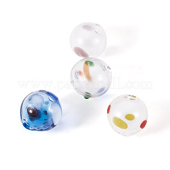 4Pcs 4 Colors Transparent Glass Beads&nbsp;GLAA-TA0003-98