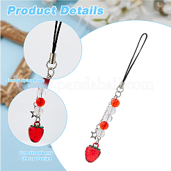 Acrylic Mobile Straps&nbsp;HJEW-HS00011