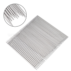 ステンレス製編み針セット55本  ステンレス鋼色  20x0.2cm&nbsp;DIY-WH0671-515