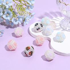 10Pcs Opaque Resin Beads&nbsp;RESI-PA0001-58