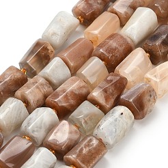 Natural Multi-Moonstone Beads Strands&nbsp;G-H329-A01-02