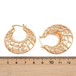Brass Hoop Earrings&nbsp;EJEW-H168-07G