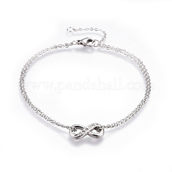 304 Stainless Steel Multi-strand Bracelets&nbsp;BJEW-E365-01