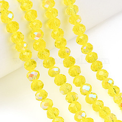 Electroplate Glass Beads Strands&nbsp;EGLA-A044-T6mm-L29