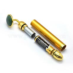 Natural Green Aventurine Electric Massage Sticks&nbsp;G-E515-13M