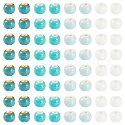 80Pcs 4 Colors Handmade Porcelain Beads&nbsp;PORC-TA0001-53A