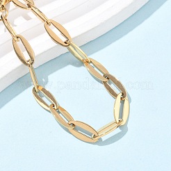 304 Stainless Steel Cable Chain Bracelets for Women&nbsp;BJEW-U038-01G