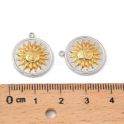 304 Stainless Steel Pendants&nbsp;STAS-T068-63GP